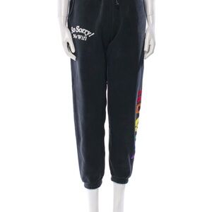 Madhappy Black Joggers with Multicolor Details